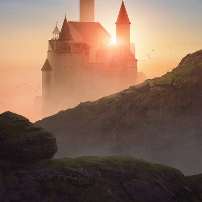 Студентка Кранцевич Алеся / Курс "Концепт Арт Окружения, Matte Painting и 3D для 2D"