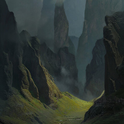 Студентка Родионова Дарья / Курс "Концепт Арт Окружения, Matte Painting и 3D для 2D"