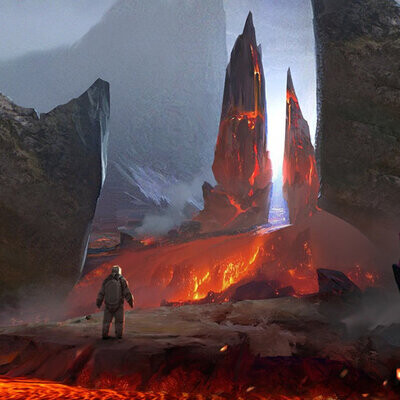 Студент Баулов Андрей / Курс "Концепт Арт Окружения, Matte Painting и 3D для 2D"