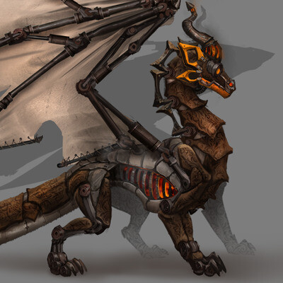 Steampunk dragon