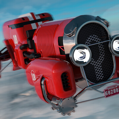 Dieselpunk mood Car