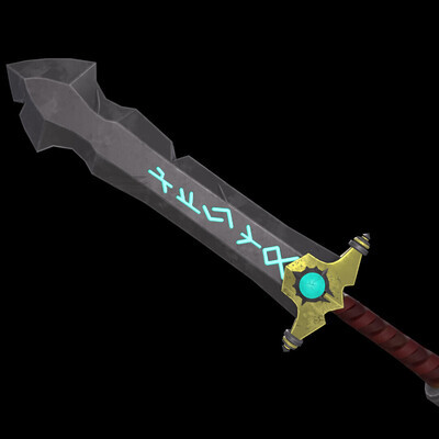 stylized sword