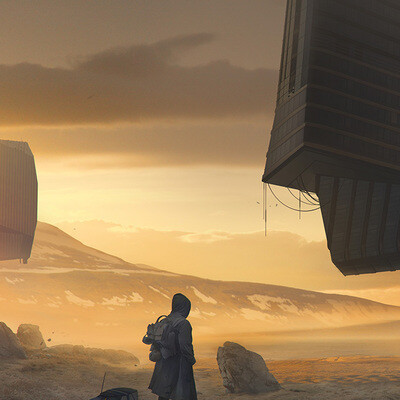 Студентка Каминская Александра / Курс "Концепт Арт Окружения, Matte Painting и 3D для 2D"