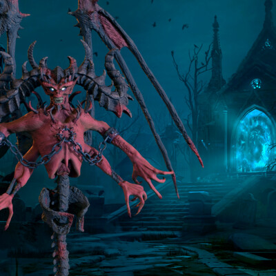 Mephisto, the Lord of Hatred Diablo Fan Art