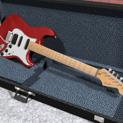 Fender Am Deluxe Fat Strat Locking