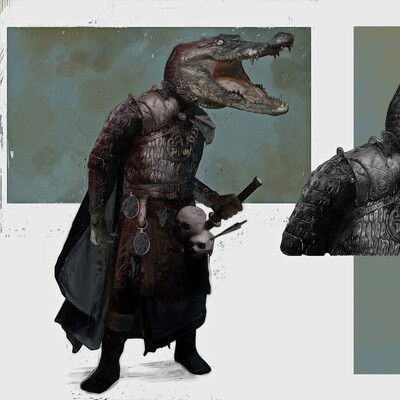 Crocodile warrior