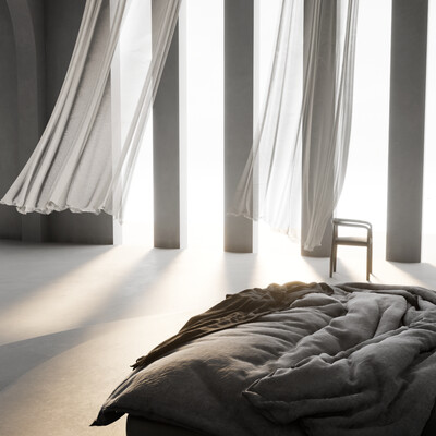 Curtains Animation in Unreal Engine | Анимация тюли в UE