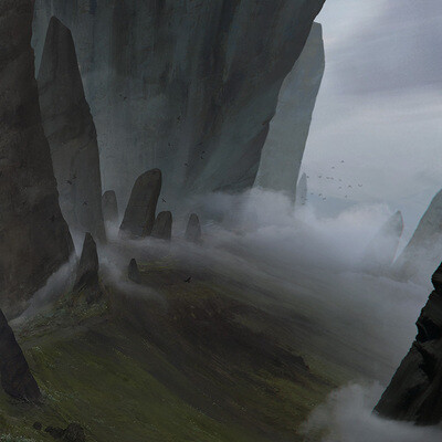 Студентка Еременко Анна / Курс "Концепт Арт Окружения, Matte Painting и 3D для 2D"