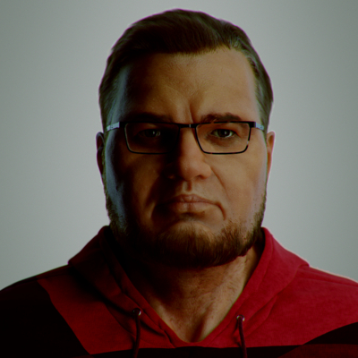 Blender 3.0 Портрет Виталия Шевченко
