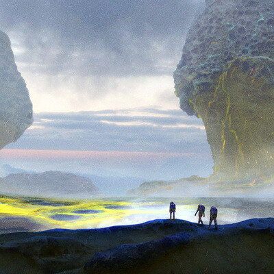 Студен Алейник Евгений / Курс "Концепт Арт Окружения, Matte Painting и 3D для 2D"
