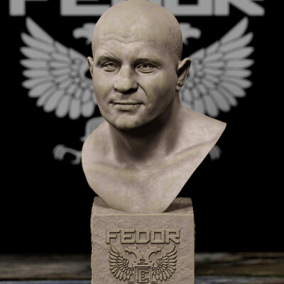 Фёдор Емельяненко бюст 2