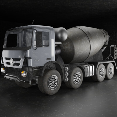 Mersedes Actros concrete mixer