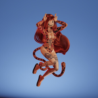 Flying girl