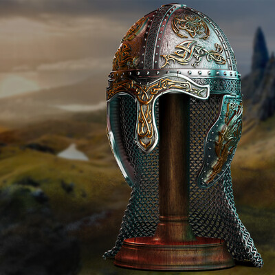 Viking Battle Helmet / ZBrush Timelapse