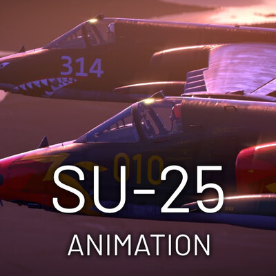 Су-25 Анимация