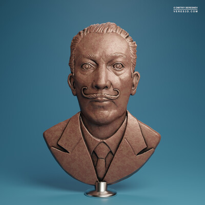 Сальвадор Дали, 3D рельеф