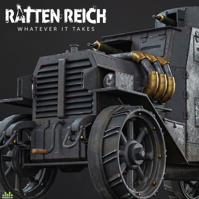 Тяжелый броневик для РТС Ratten Reich