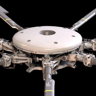 Sikorsky CH-53 Sea Stallion | Main Rotor (7 blades) | WIP