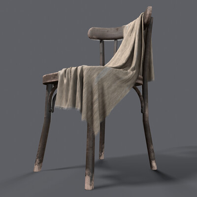 Aged chair