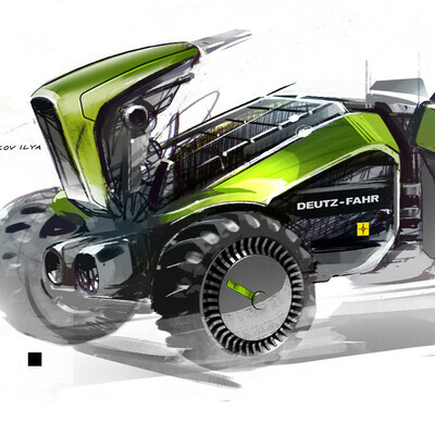 Концептуальный трактор Deutz-Fahr VR