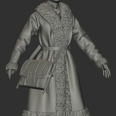 В работе (Одежда) High poly