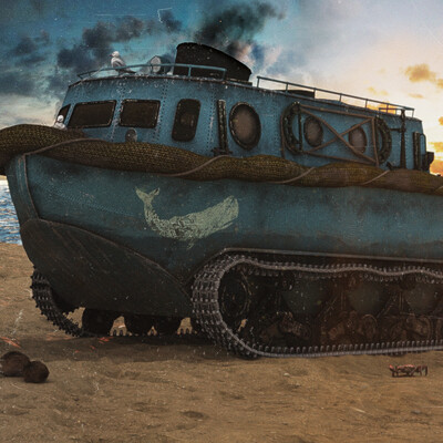 Landwasserschlepper 300 "Старый Вилли"