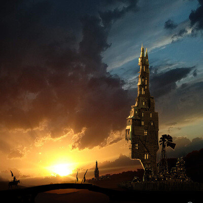 Студентка Анна Литвинова / Курс "Концепт Арт Окружения, Matte Painting и 3D для 2D"