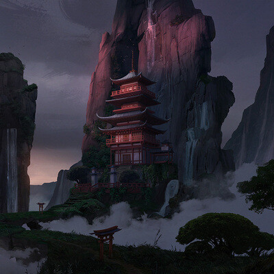 Студентка Мария Давыдова / Курс "Концепт Арт Окружения, Matte Painting и 3D для 2D"