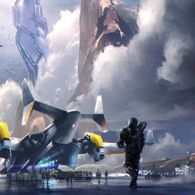Halo: Eclipse. Мир-Крепость Цатадель 0964)