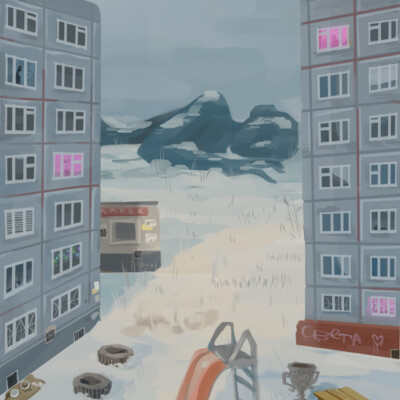 Post-Soviet landscape