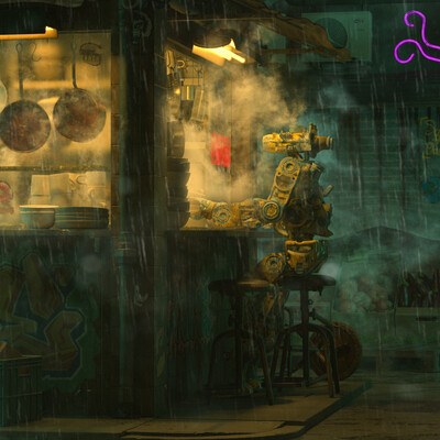 CGI Neon Night 3D