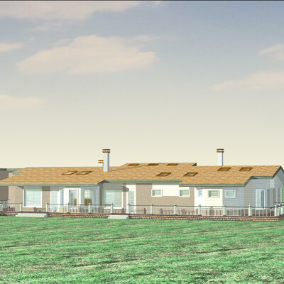 Типовой коттедж