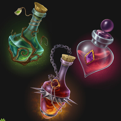 Fantasy bottles