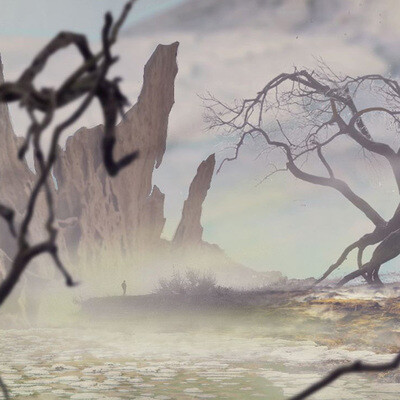 Студентка Анжелика Соловьева / Курс "Концепт Арт Окружения, Matte Painting и 3D для 2D"