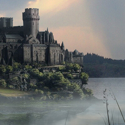 Студентка Екатерина Реука / Курс "Концепт Арт Окружения, Matte Painting и 3D для 2D"