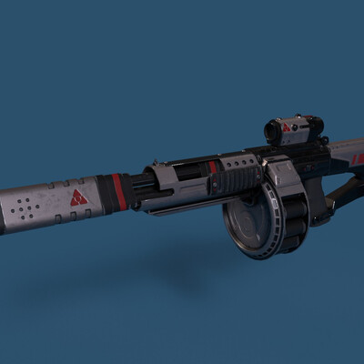 CoilGun Low-Poly