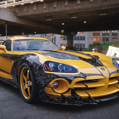 Dodge Viper (Forged Carbon Body kit)