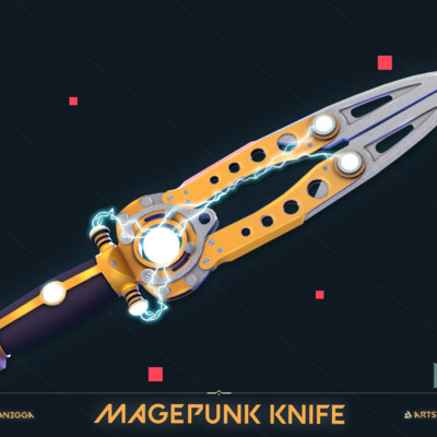 MagePunk Knife (Valorant FanArt)