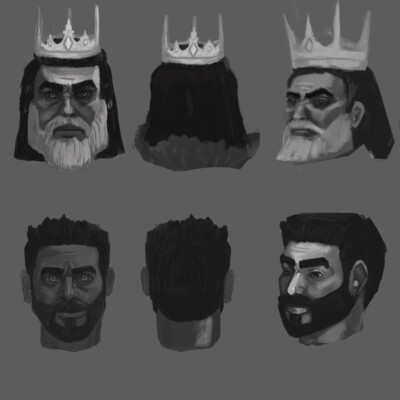 Character heads