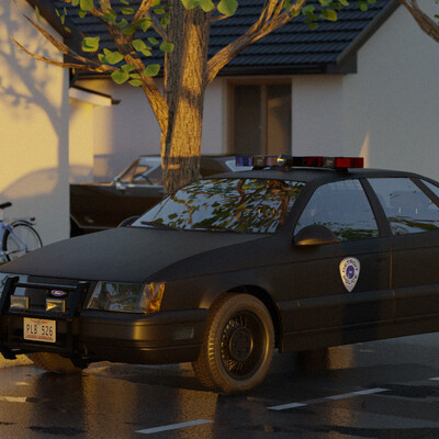 Robocop car Ford Taurus 1986 LX