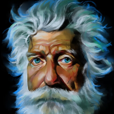 Portrait of an old man