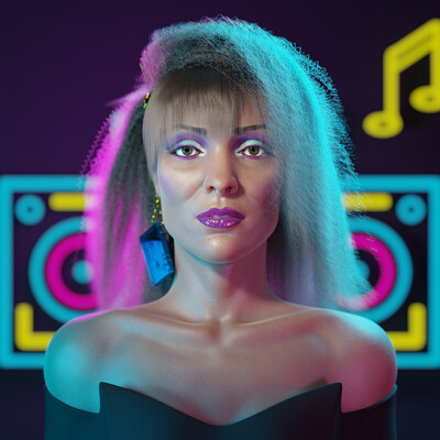Retro gitl