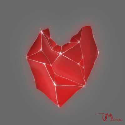Crystal heart practice