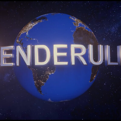 Интро в Blender 2.82a в стиле Universal Pictures