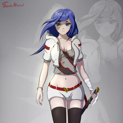 Urban Girl-swordman