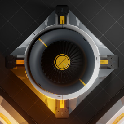 Sci-Fi Ventilation Asset Pack – 3D Concept