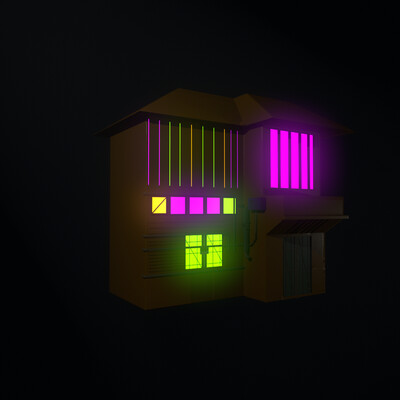 Neon house