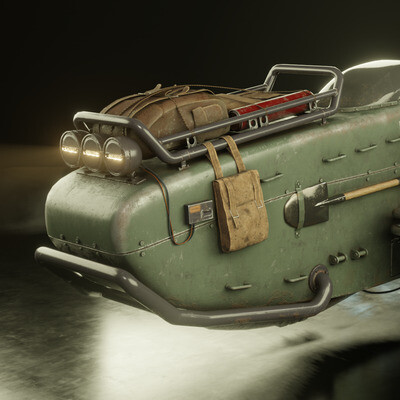 Hoverbike from the game Destiny 2 (Fan ART)