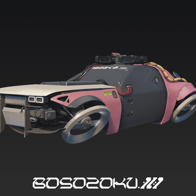 Cyberpunk bosozoku car