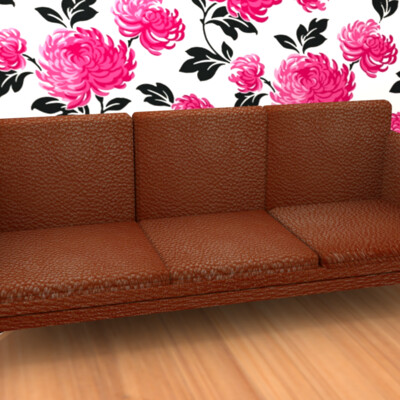 Leather sofa